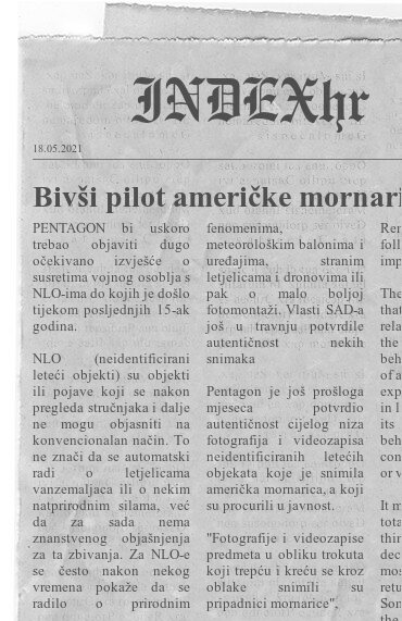 Read more about the article Bivši pilot američke mornarice: Godinama smo svakoga dana vidjeli NLO
